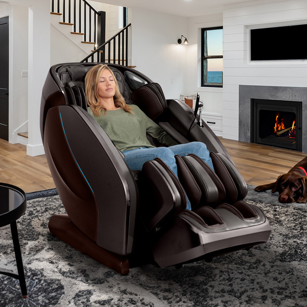 Kyota M900 Hatsumei AI 4D Massage Chair (Certified Pre-Owned) Dark Brown