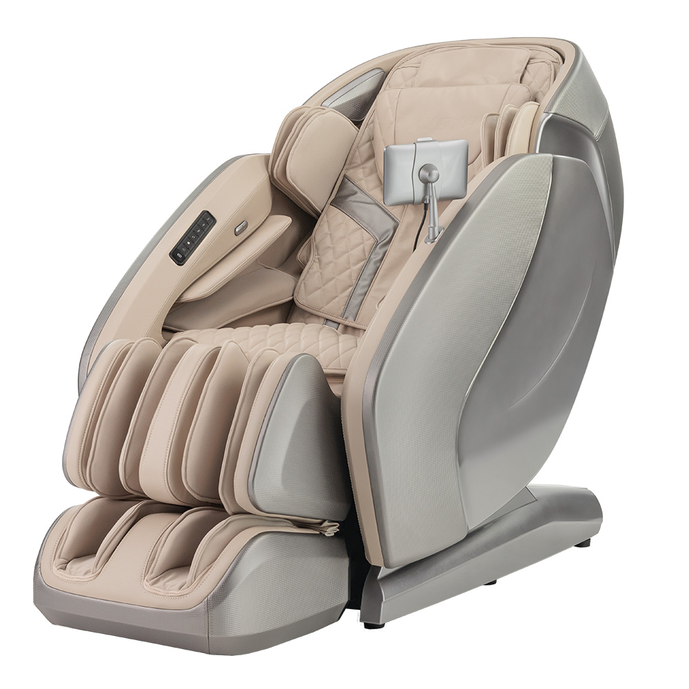Kyota M900 Hatsumei AI 4D Massage Chair (Certified Pre-Owned) Gray/Tan